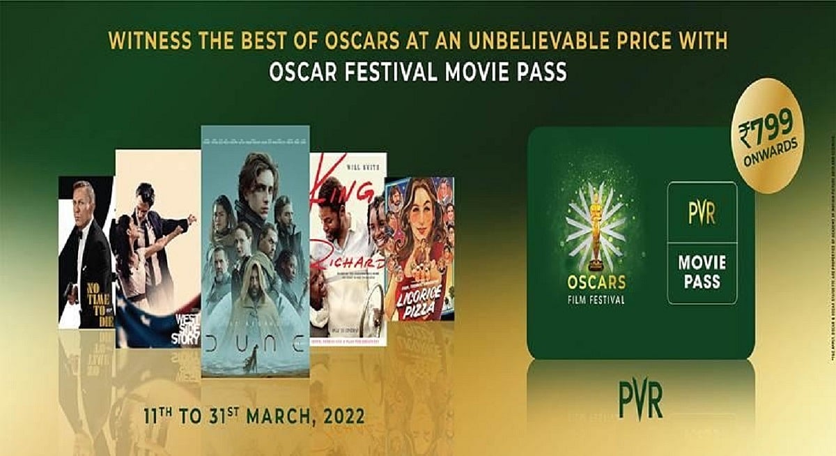PVR hosts the 2022 edition of the Oscars Film Festival in 12 cities