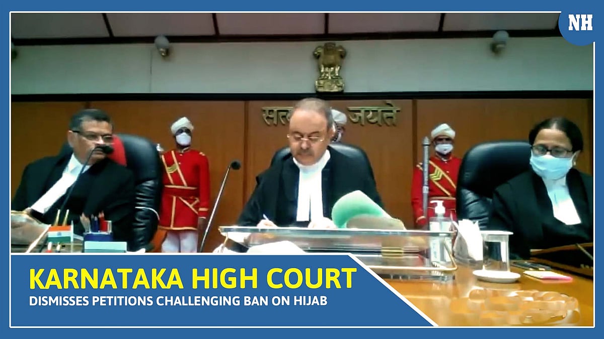 Karnataka High Court dismisses petitions challenging ban on hijab, says not essential religious practice