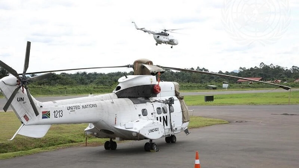 6 Pakistani UN peacekeepers killed when copter goes down in Congo