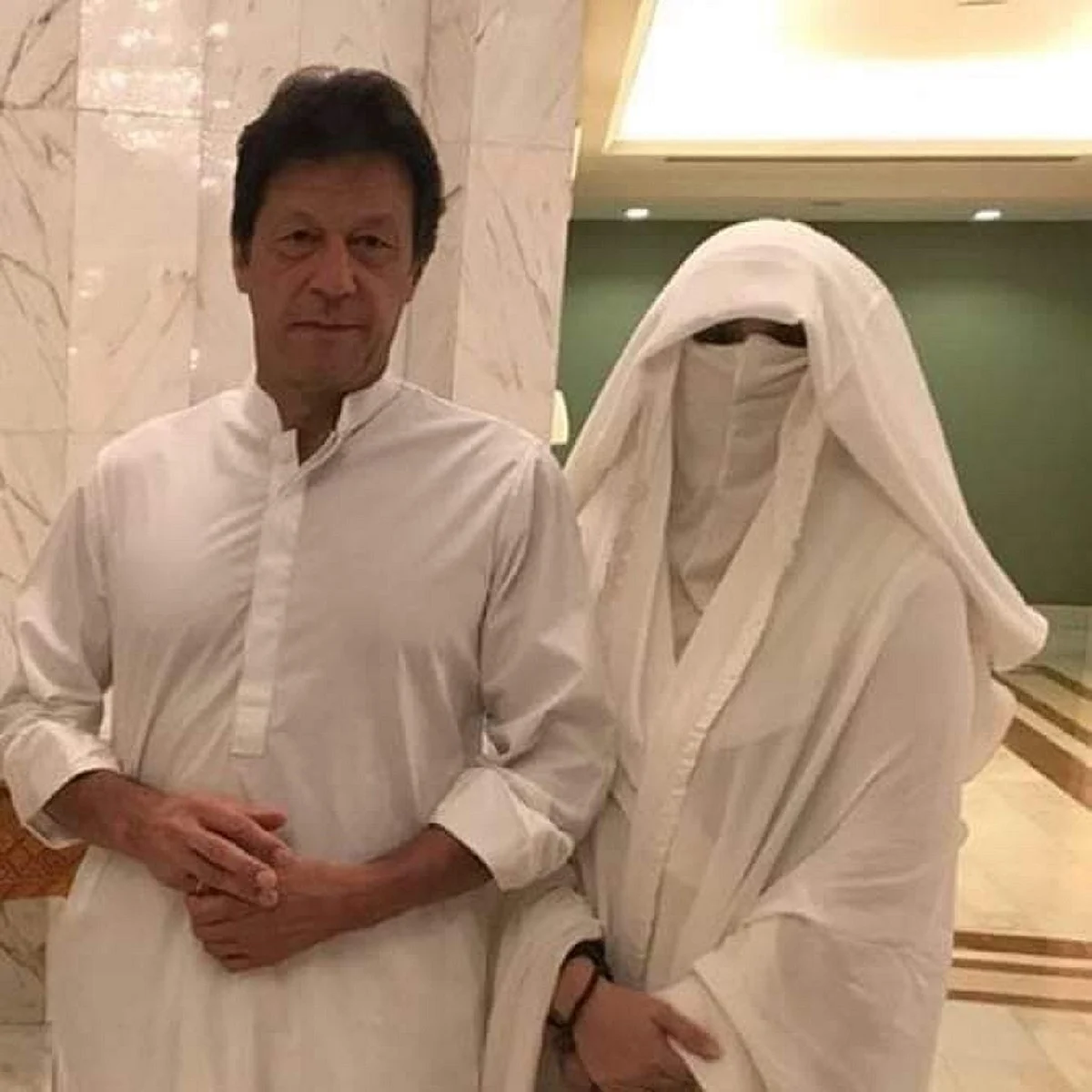 Imran Khan and Bushra Bibi
