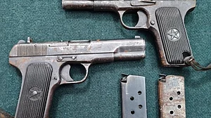 10 pistols recovered in J&K's Kupwara