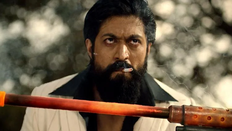 KGF 2: 100 feet long cut out of 'Rocky Bhai' creates sensation