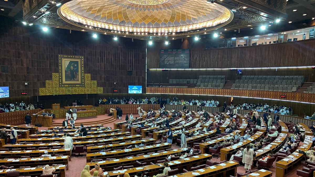Pakistan National Assembly (Courtesy: Social media) 