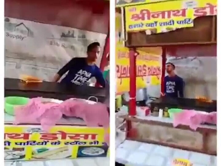 A Muslim Dosa seller was harassed by Hindutva activists in Mathura last year