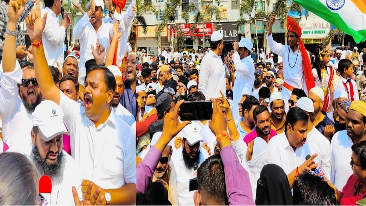 Pune NCP protests against MNS Chief  in Kondhwa 
