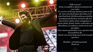 Emotive note from Allu Arjun thanking his fans for b'day wishes