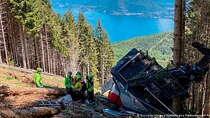 J'khand ropeway accident: One dead, operation on to rescue others stranded in trollies