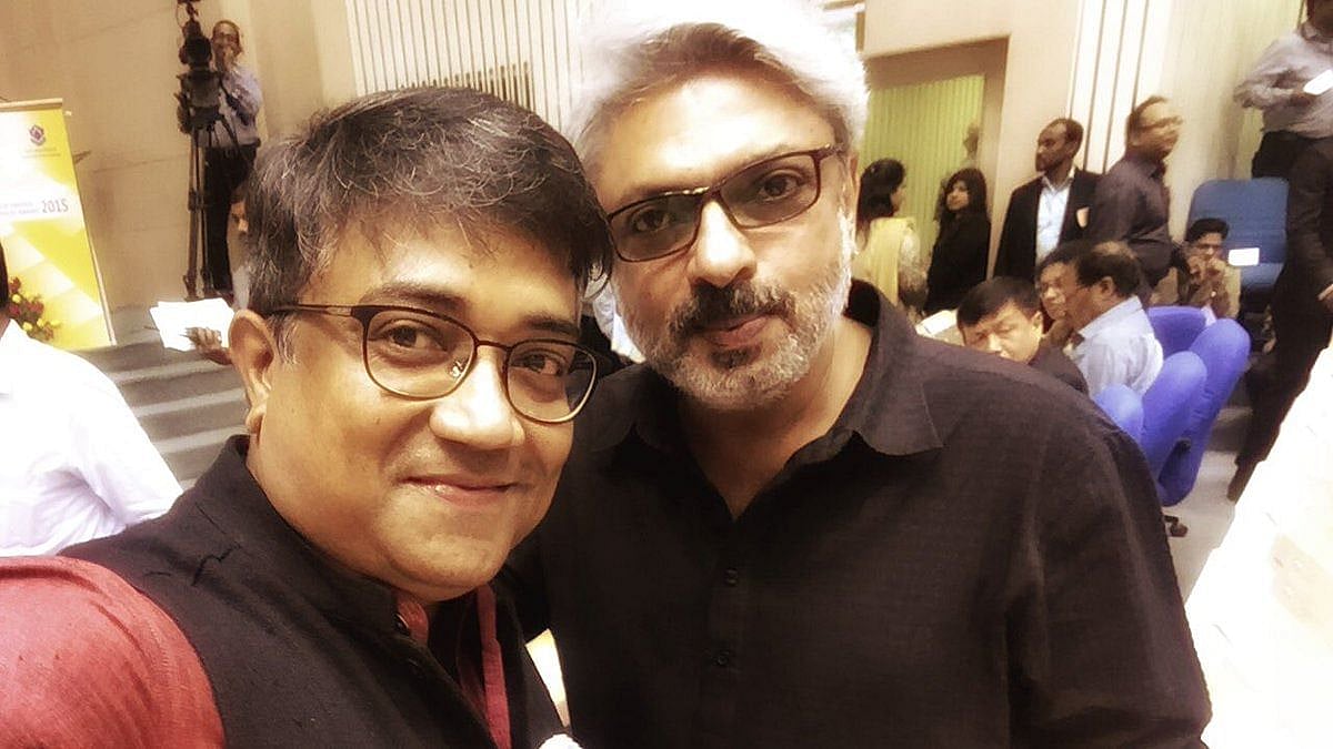 Sudeep Chatterjee with Sanjay Leela Bhansali