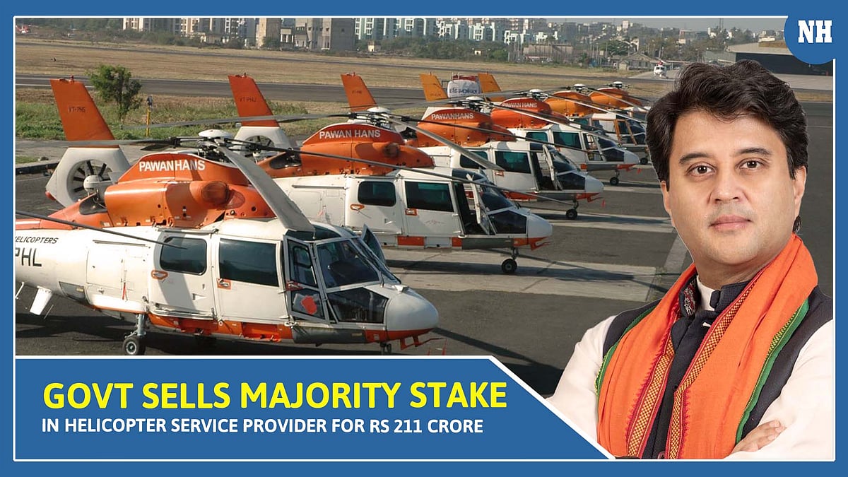 Government sells 51% stake in Pawan Hans for Rs 211.14 cr