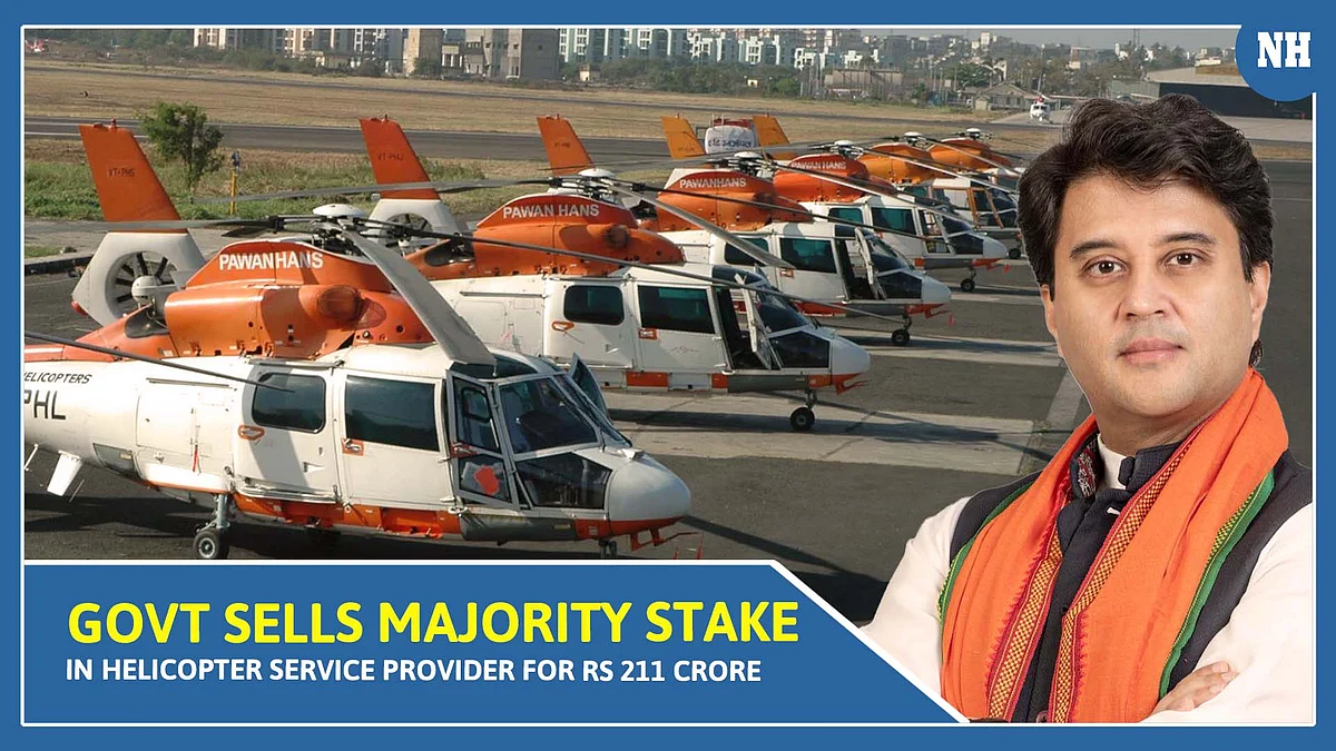 Government sells 51% stake in Pawan Hans for Rs 211.14 cr
