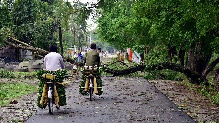 Mizoram: Over 200 houses damaged in violent storm