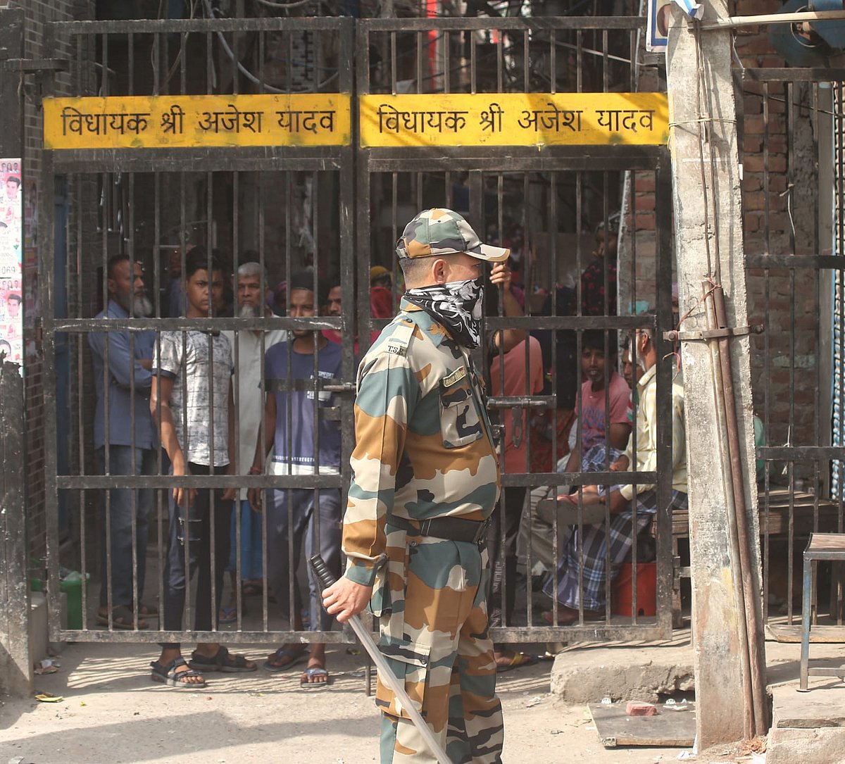 Jahangirpuri, a day after the communal clash