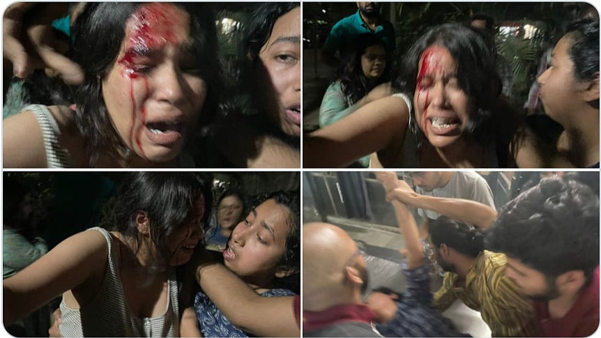 Students injured in JNU