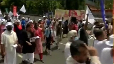 Protests against K-Rail continue in Kerala