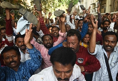 Attack on Sharad Pawar's home: Shiv Sena calls it 'BJP conspiracy'