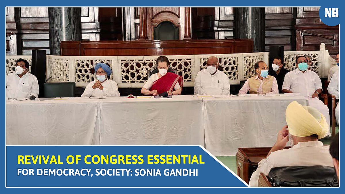 Revival of Congress essential for democracy, society: Sonia Gandhi