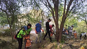 Earth Day tribute to Aravallis by Gurgaon citizens