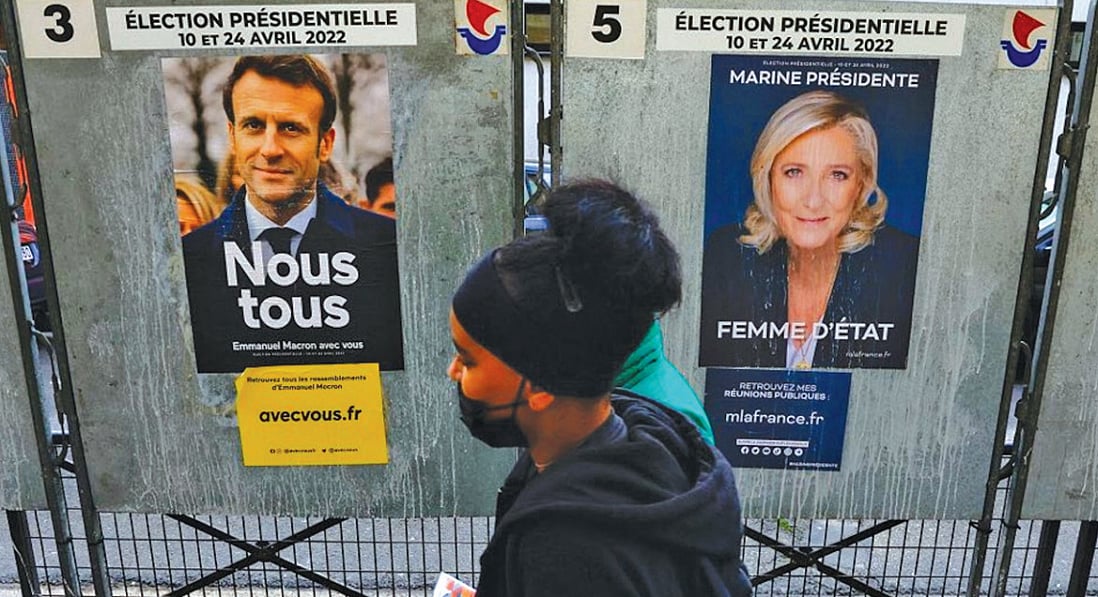 A close Presidential race in France