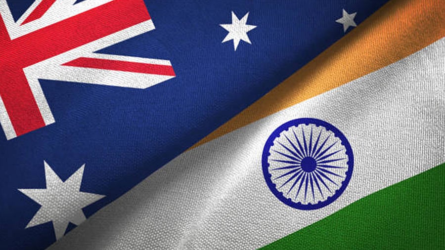 Representative image of India-US flags (Photo: National Herald Archives)