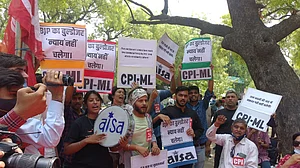 Left parties stage protest, say anti-encroachment drives in Delhi creating environment of hate
