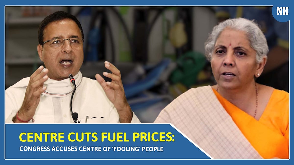 Centre Cuts Fuel Prices: Congress accuses Centre of 'fooling' people