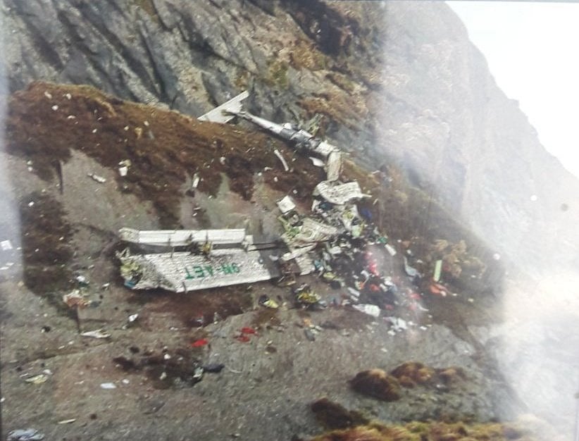 Nepal Army physically locates plane air crash site