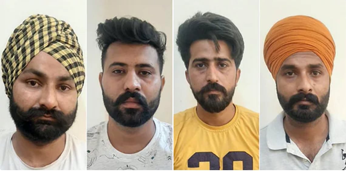 Four terrorists nabbed in Haryana's Karnal, arms & ammunition seized