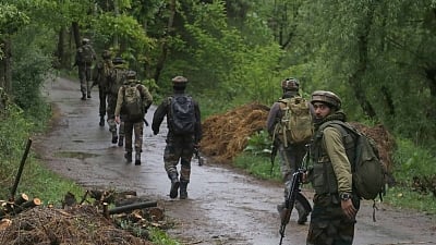 Security personnel patrol in J&K (Representational image, IANS)