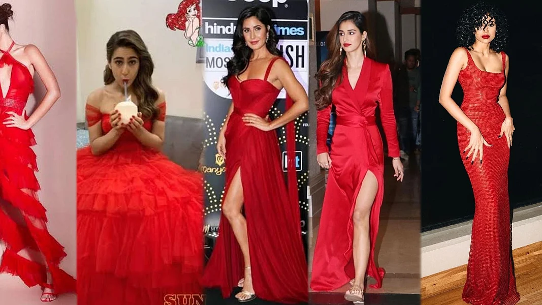 From Ananya to Disha, and Sobhita, these actresses have painted the town in red!