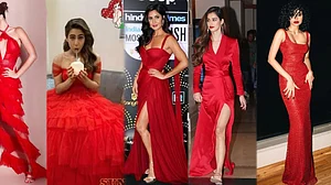 From Ananya to Disha, and Sobhita, these actresses have painted the town in red!