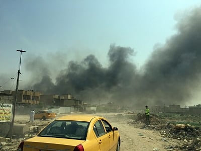 6 rockets land near town in northern Iraq