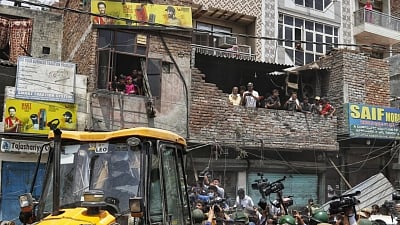 Representative Image
A still from Jahangirpuri demolition drive (File)
