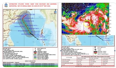 Severe cyclone Asani raging in Bay of Bengal; expected to weaken without landfall