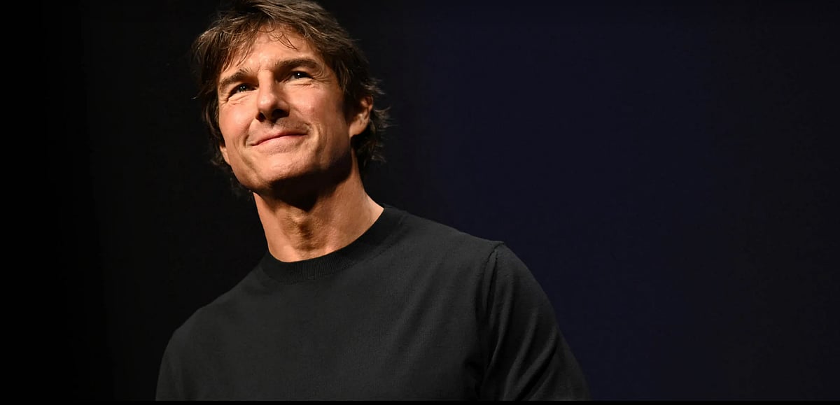 Tom cruises in Cannes but not on screen