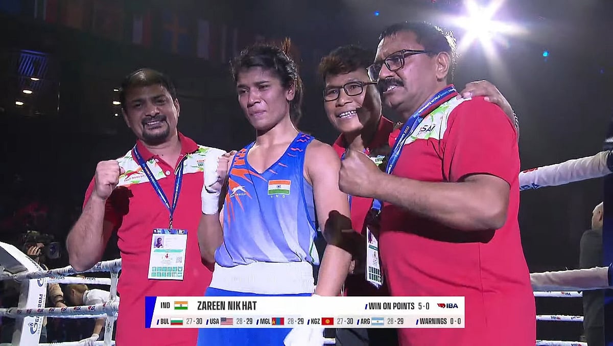 Women’s World Boxing Champion Nikhat Zareen’s father is her biggest cheerleader