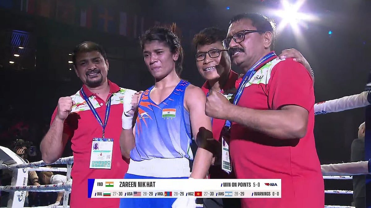 Indian boxer Nikhat Zareen wins gold medal at Women's World Championship