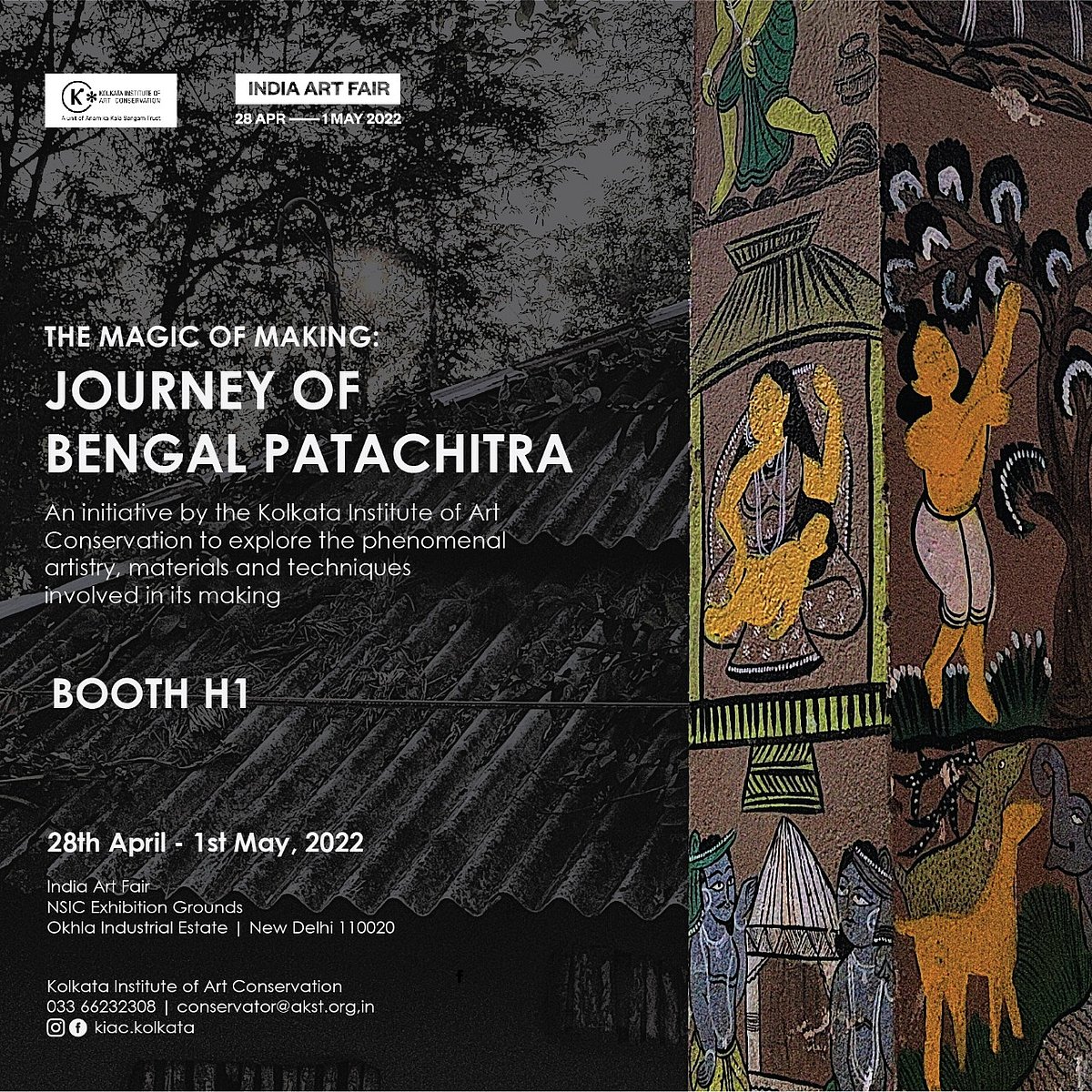 KIAC exhibit ‘The Magic of Making’ celebrates ancient art of Bengal Patachitra at India Art Fair 2022
