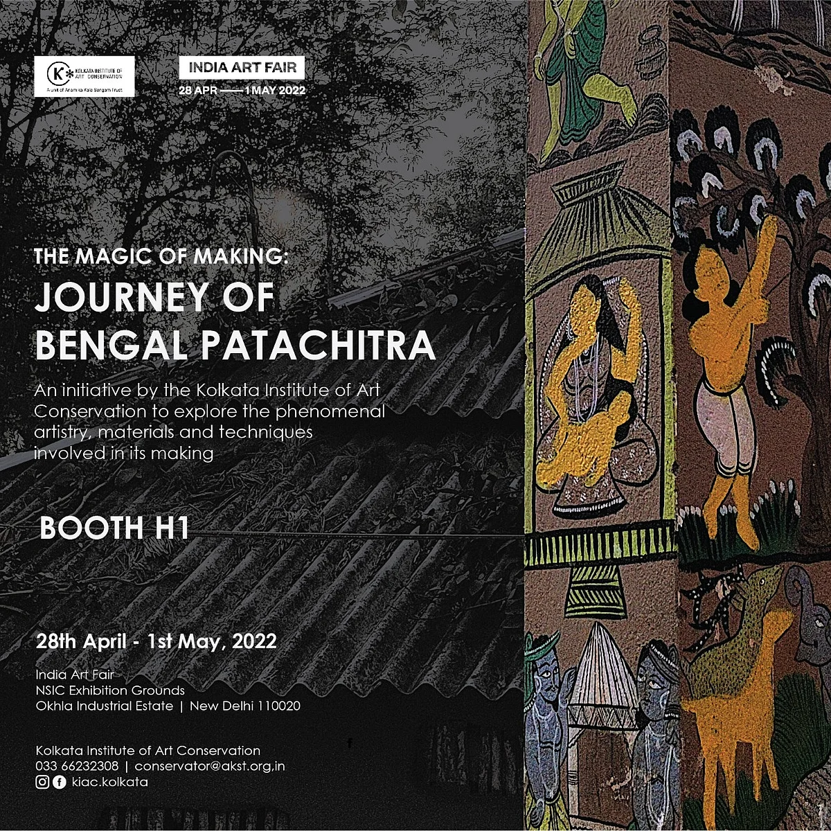 KIAC exhibit ‘The Magic of Making’ celebrates ancient art of Bengal Patachitra at India Art Fair 2022