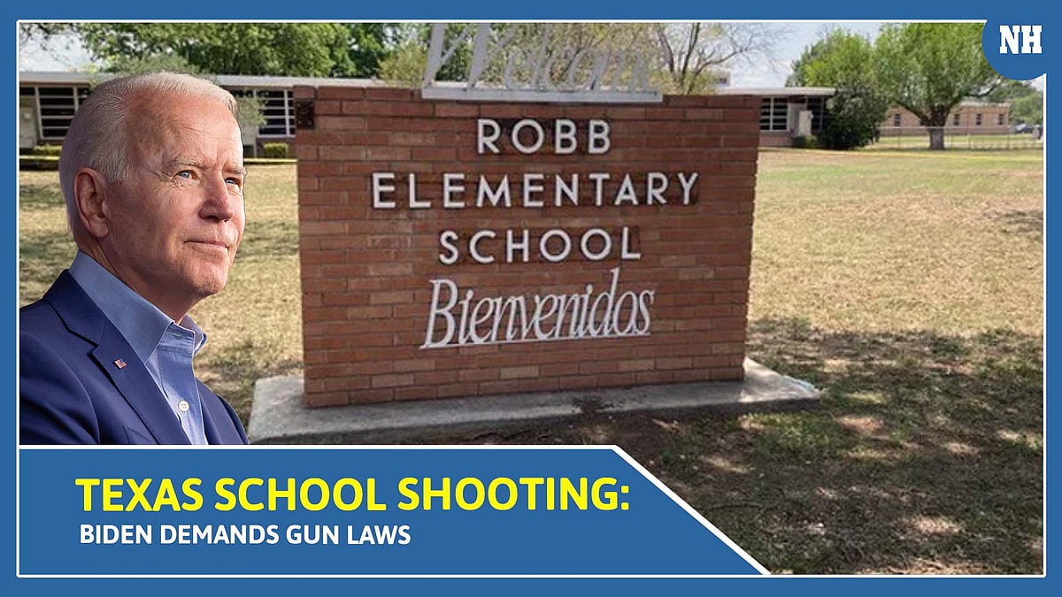 Texas School shooting: Biden demands gun laws