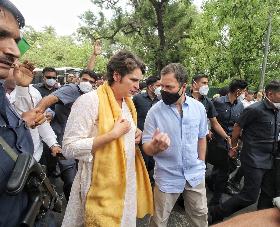 Rahul Gandhi appears before Enforcement Directorate