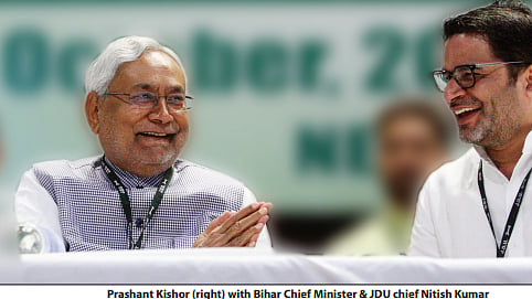What is election strategist Prashant Kishor's own political future in Bihar?