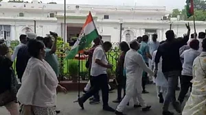 Hundreds of Congress workers detained from outside party headquarters