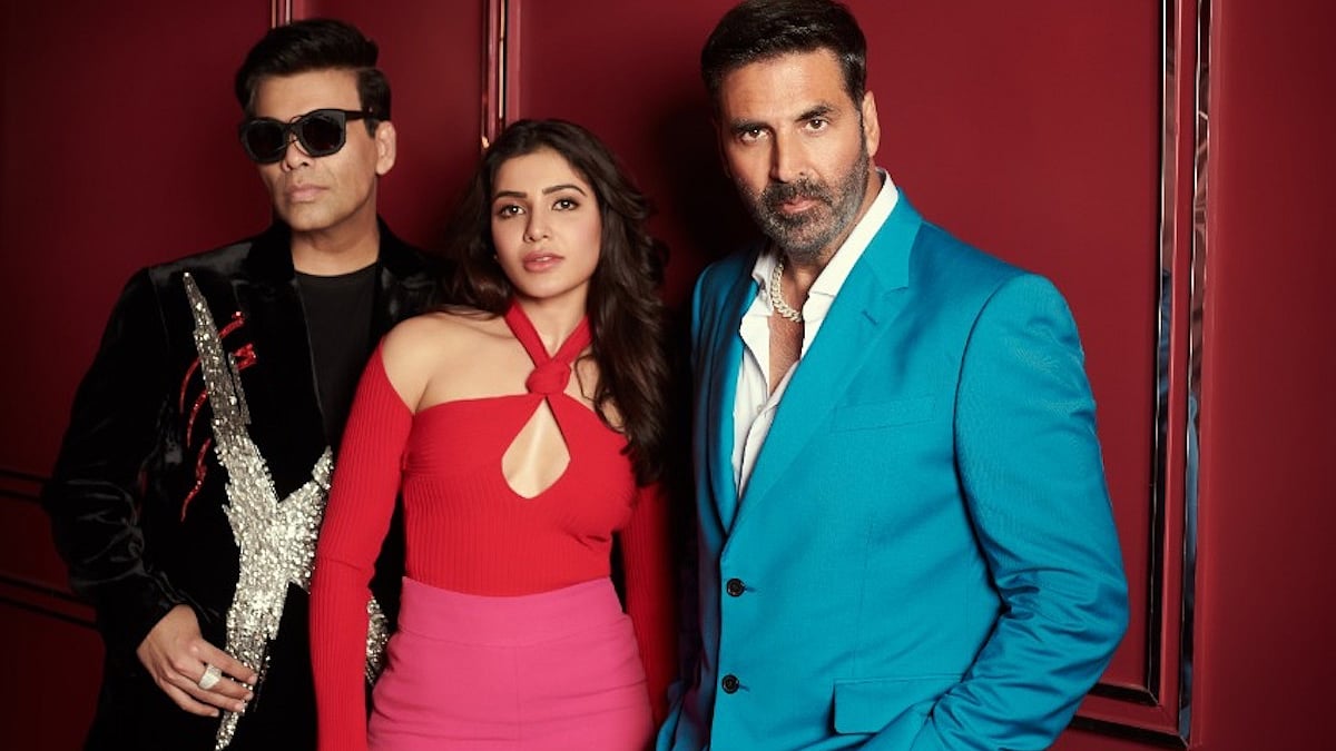 Akshay Kumar and Samantha Ruth Prabhu unleash a fun riot in Koffee With Karan Season 7 episode 3