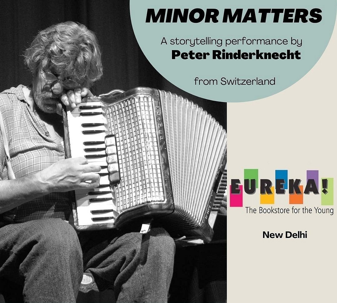 Swiss storyteller Peter Rinderknecht enthralls young audiences with ‘Minor Matters’ in the Capital