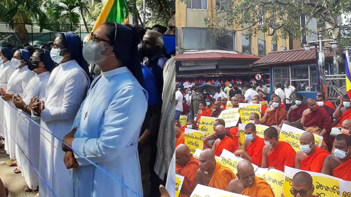 Clergy in ‘bankrupt’ Sri Lanka call for President and PM to resign