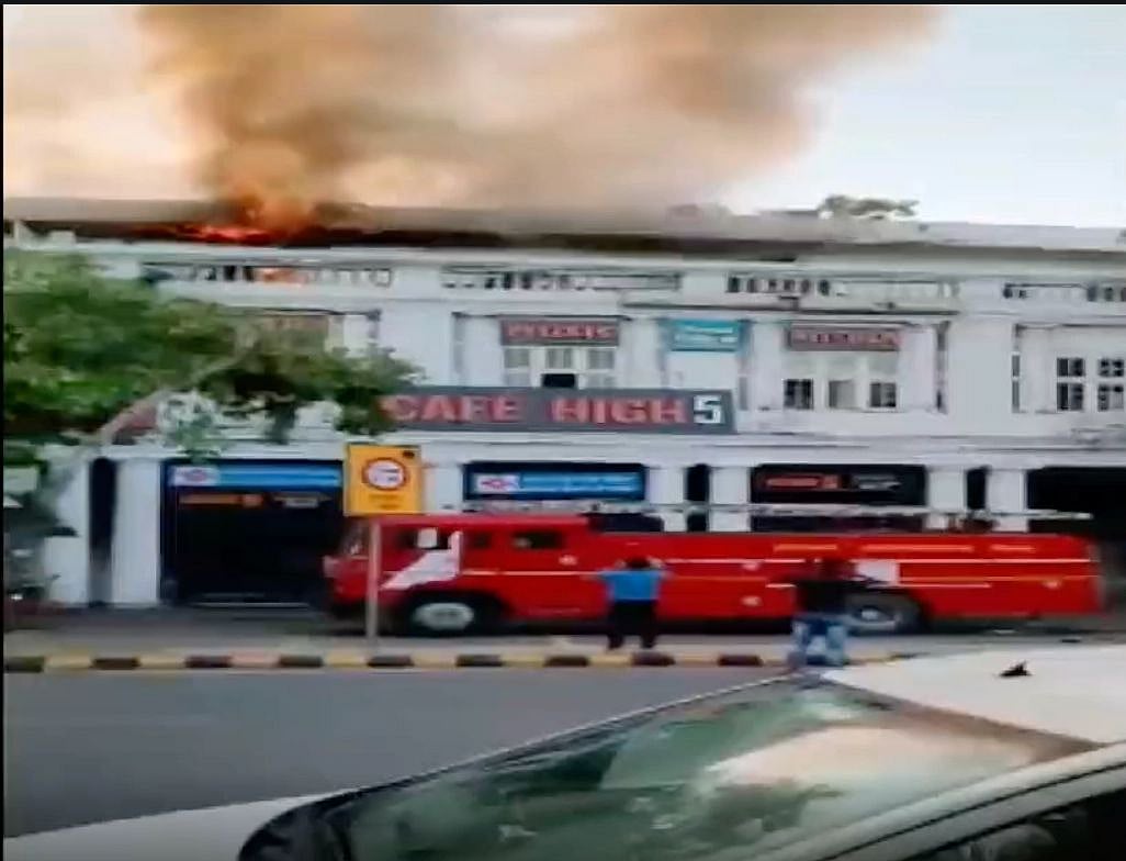 Fire breaks out at Connaught Place eatery