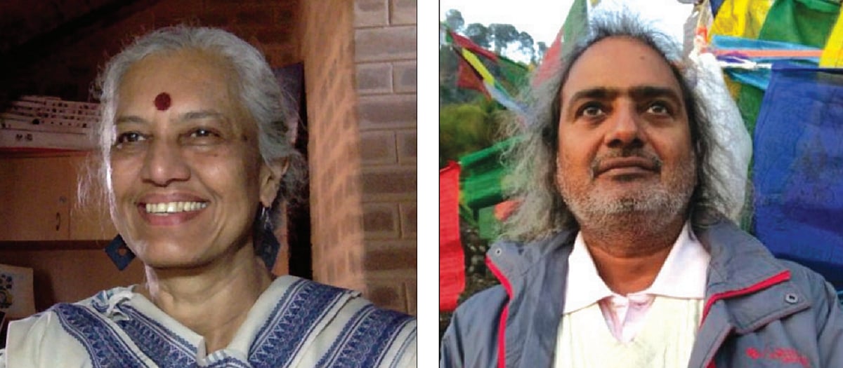 Astrophysicist Prajval Shastri; (right) Madan Gopal, head of Karnataka Task Force on NEP