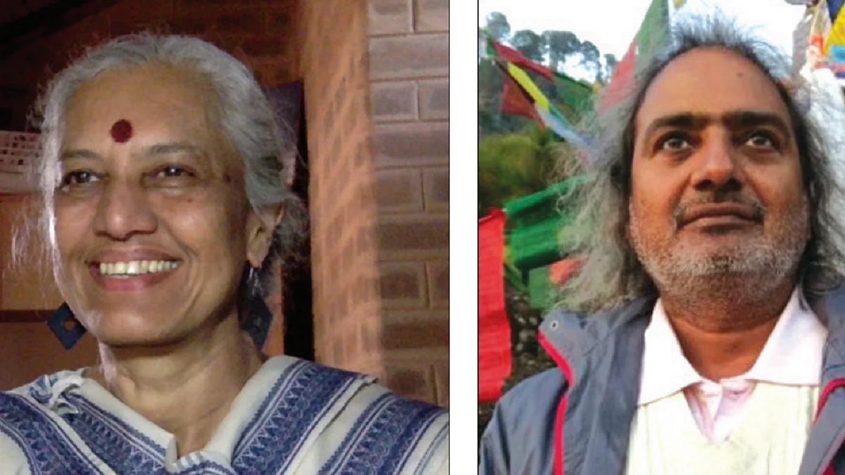 Astrophysicist Prajval Shastri; (right) Madan Gopal, head of Karnataka Task Force on NEP