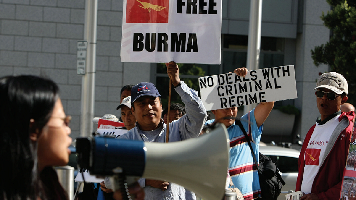 Protests against the military junta in Myanmar