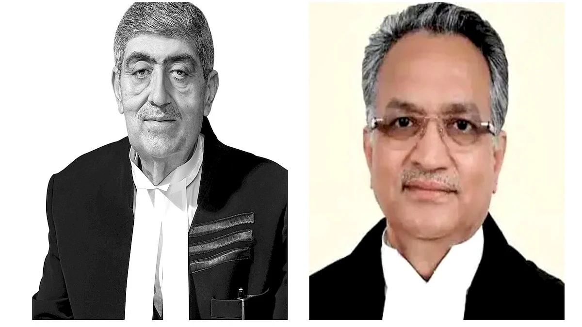 Justice Sanjay Kishan Kaul (left); Justice Khanwilkar of the Supreme Court (right)